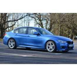 Накладки сплиттеры на пороги на BMW 3 F30 M-Sport